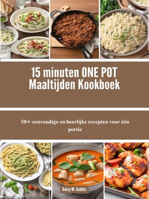 cover image of 15 minuten ONE POT Maaltijden Kookboek